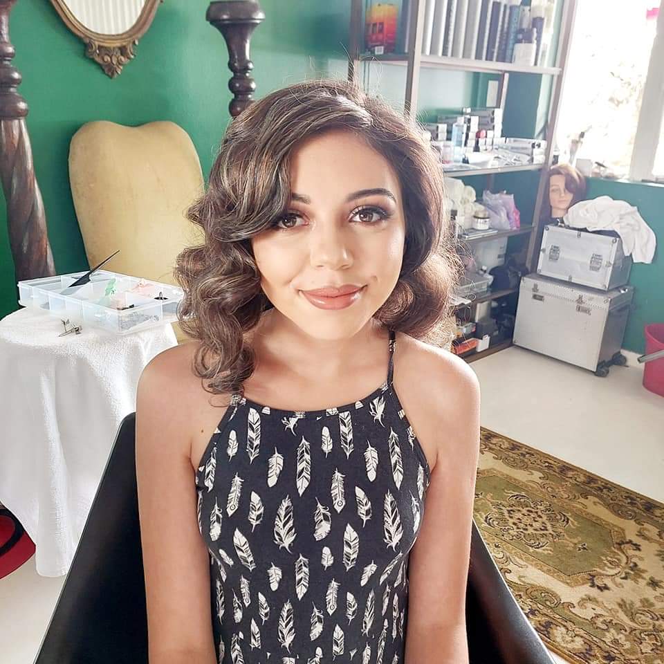 Hair styling result
