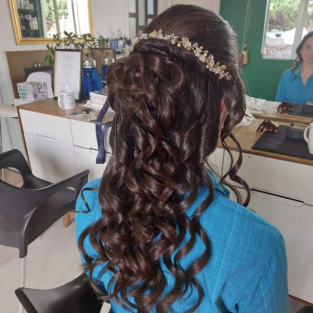 Hair styling result