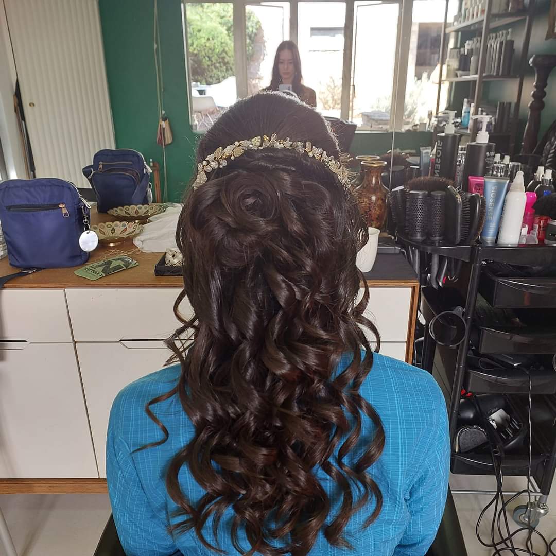 Hair styling result