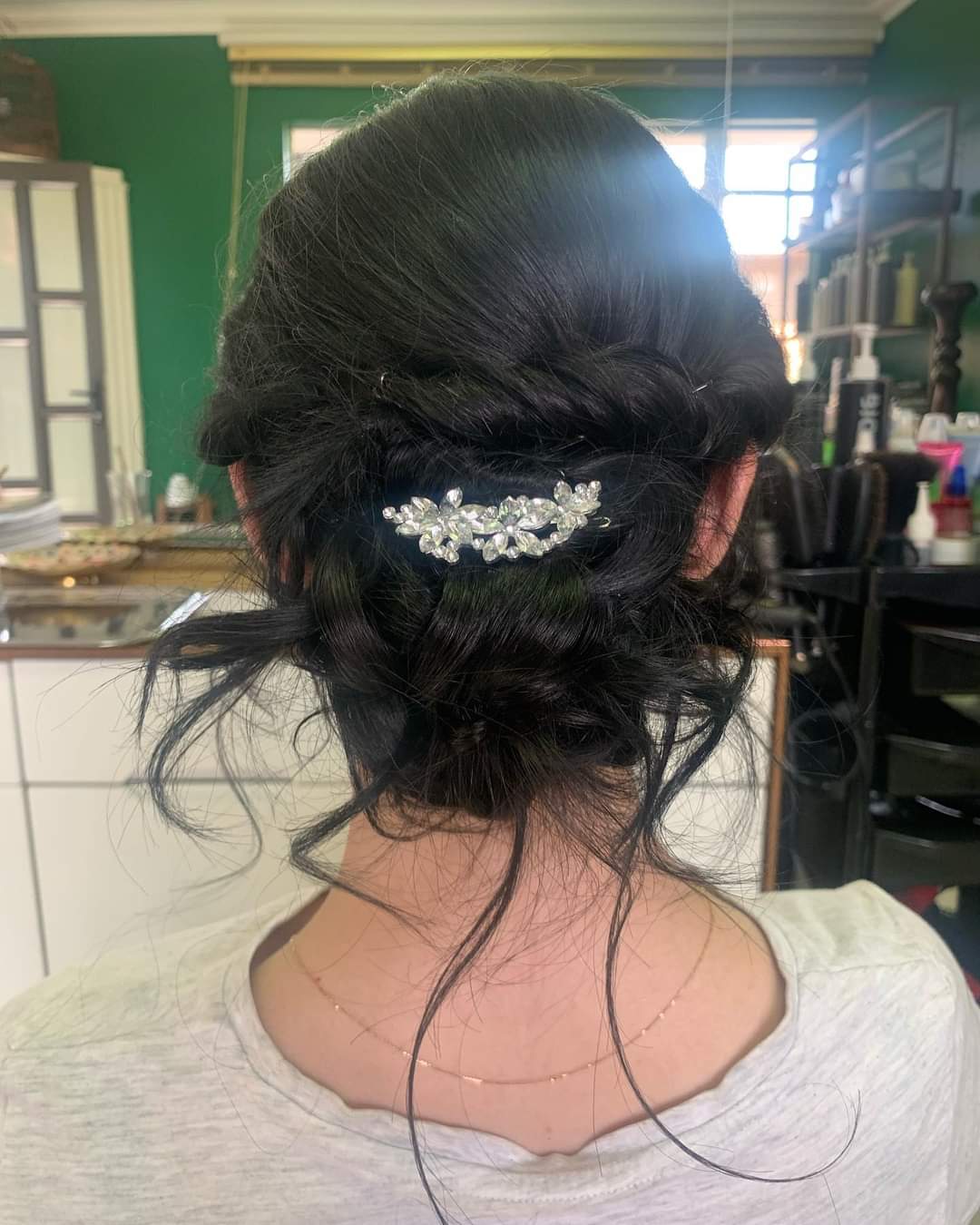 Hair styling result