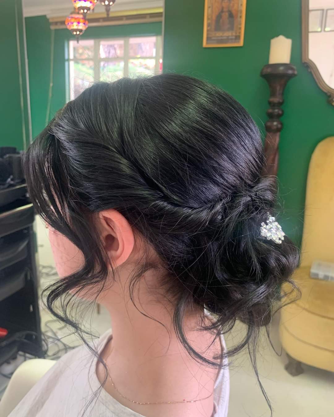 Hair styling result