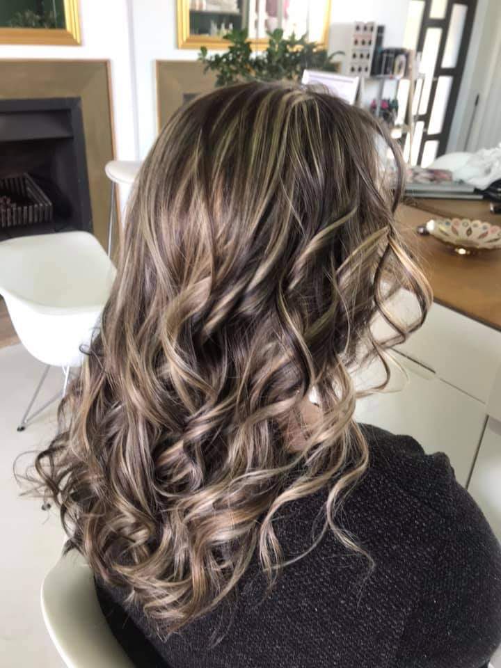 Hair styling result