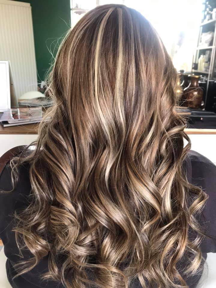 Hair styling result
